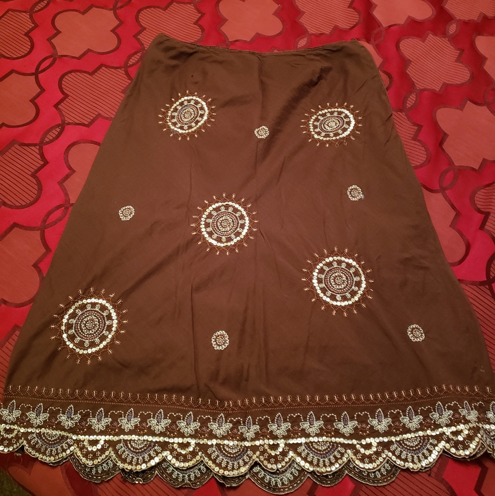 Brown skirt